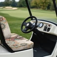thumbnail image 6 of Pzuqiu Floral Horse 2-Piece Golf Cart Seat Covers - Breathable Washable Universal Fit for Most 2-Seater Golf Carts - Durable Protective Gift for Golf Lovers, 6 of 10