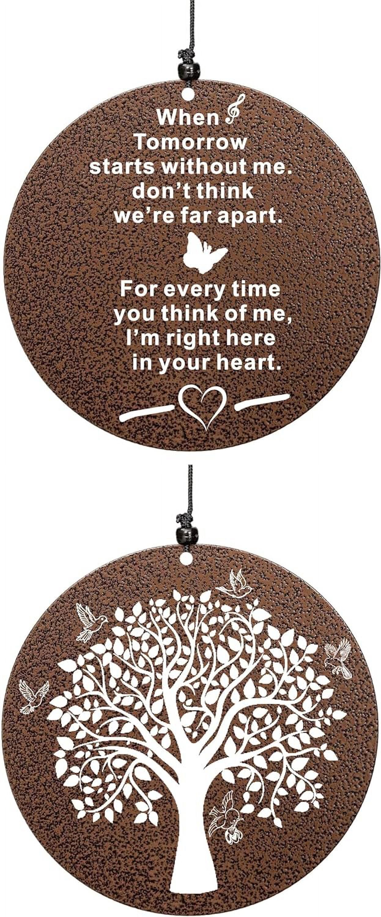 The Wind Chime CO Memorial Wind Chimes, 40" Inch Sympathy Wind Chimes Gift for The Loss of A Loved one, Home Decor Outdoor Garden, Soothing Melodic Tones