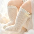 thumbnail image 4 of Miaouyo Toddler Baby Girl Socks with Bows Breathable Soft Summer Dress Socks, 4 of 7