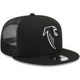 thumbnail image 3 of Men's New Era Black Atlanta Falcons Throwback Main Trucker 9FIFTY Snapback Hat, 3 of 5