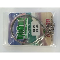 Mason NYLOSTRAND Bright 18" Fishing Leaders, 60 Lb., 3 Count