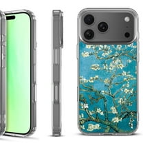 For iPhone 17 Pro Shockproof Protective Phone Case, by OneToughShield - Almond Blossom
