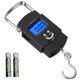 thumbnail image 1 of Báscula electrónica portátil, báscula de grúa electrónica con anzuelo con pantalla LCD retroiluminada, función de tara máxima de 50 kg/110 lb, para viajes, pesca y actividades al aire libre, 1 of 5