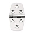 thumbnail image 3 of High-Grade 316 Stainless Steel Marine Hinge (76*38mm) - Mirror-Polished, Corrosion-Resistant for Saltwater, Integrated Latch for Secure Closure, Direct Replacement for Worn Hinges, Ideal for Yacht, 3 of 6