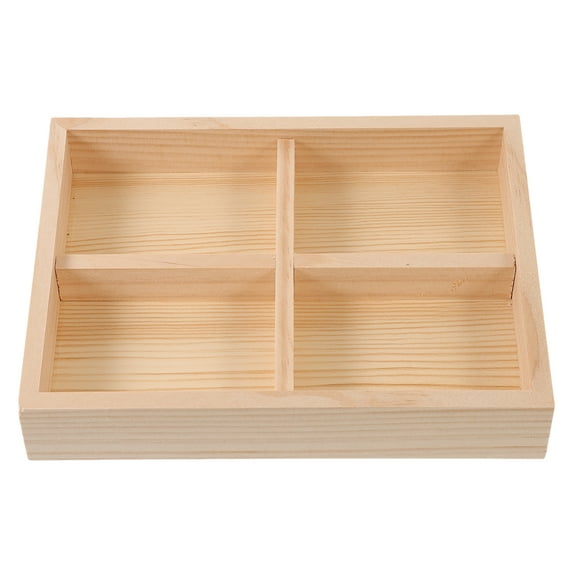 SHISUYAN Wooden Storage Divider Box Drawer Organizer Tray Jewelry Trinket Underwear Case