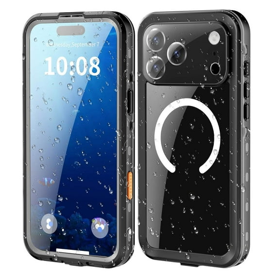 Case For IPhone 17 Pro Max/17 Pro/17 Air/17, Waterproof Protector Shell Magnetic Wireless Charging Cover Transparent Anti-Scratch Case