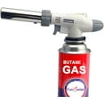 thumbnail image 1 of Butane Torch Kitchen Blow Lighter - Culinary Torches Chef Cooking Professional Adjustable Flame with Reverse Use for Creme, Brulee, BBQ, Baking, Jewelry by (Butane Fuel Not Included), 1 of 6