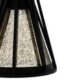 thumbnail image 4 of Hunter - Rafner 1-light Natural Black Iron, Small Pendant Light, Dimmable, Geometric Style, Geometric Shaped, for Bedrooms, Dining, Living Rooms - 19455, 4 of 7