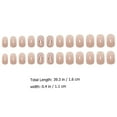 thumbnail image 3 of 1 Set Press on Nails Fake Fingernails Female False Nails Girls Nail Tips, 3 of 8