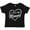 AB-Black, variant on Inktastic I Love My Mommy in White Chalk Heart Boys or Girls Toddler T-Shirt