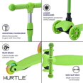 thumbnail image 6 of Hurtle Mini Kickboard Scooter for Kids - Height Adjustable 25''-28'', Lightweight 3-Wheels with LED Light-up, Anti-Slip,Indoor/Outdoor Fun, Micro-Scooter for Ages 2-5, 6 of 7