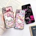 thumbnail image 4 of Funda de silicona de lujo con dibujos animados de Hello Kitty para Samsung Galaxy A70, A02s, A02, A01, A10, A20e, A10s, A03 Core, A04, A50, A40, A03s, A04s, 4 of 4