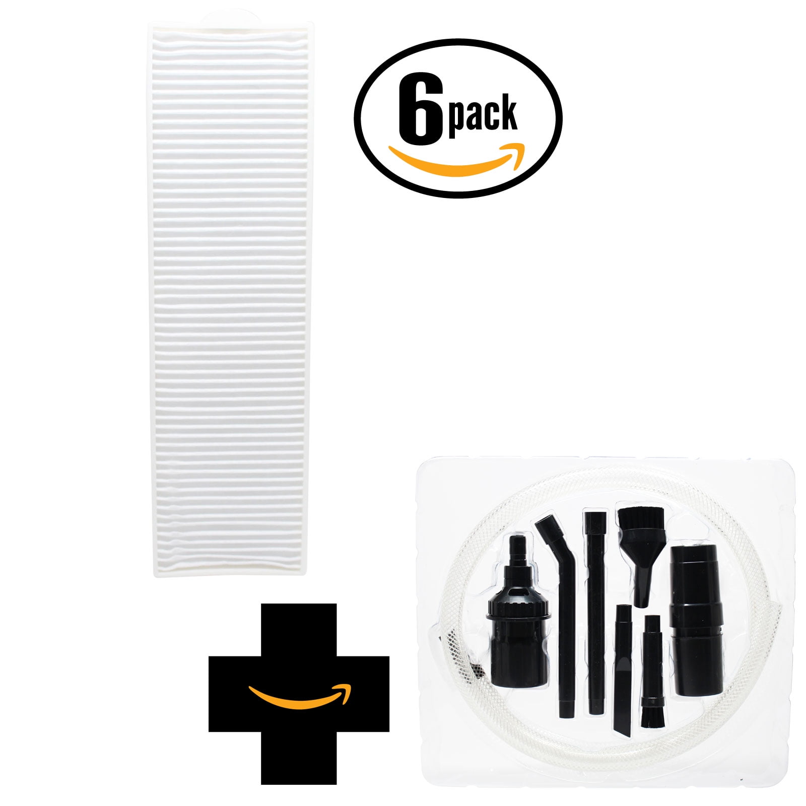 6Pack Replacement Bissell 3920C Vacuum Pleated Post Motor Filter with