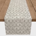 thumbnail image 3 of Creative Products Scallop Pattern Khaki 16x72 Poly Twill Table Runner, 3 of 3