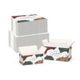 thumbnail image 3 of Ucanpack Christmas Shipping Boxes 10x10x8 inch - 50 Pack Abstract Xmas Printed Christmas Packaging Box - Holiday Shipping Box Made in USA Holiday Shipping Boxes Gift Shipping Boxes, 3 of 7