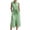 Light Green, variant on Women's Linen Midi Dress Button Down Shirt Dresses with Pocket 2026 Summer Collared Sleeveless Split Belt Dress,Saffron (S)