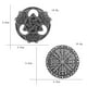 thumbnail image 2 of Paquete de 4 Broches con Escudo , Sujetadores de Ropa, Capa, Chal, Bufanda, , Broche con Insignia, Joyería, 2 of 9