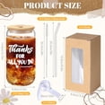 thumbnail image 4 of 12 Set Employee Appreciation Gifts Bulk Thank You Gifts for Coworker Staff Teacher Nurses Team 16oz Can Shaped Beer Glass Cups Gift Box with Card for Women Men Teacher's Day/Nurses Week, 4 of 8