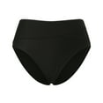 thumbnail image 5 of Jdkau Bikini Bottoms Swim Bottoms for Women Full Coverage Bikini Bottom Mid Waist Ruched Bathing Suit Bottoms（Black,M）, 5 of 8