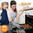 thumbnail image 4 of Set de Charolas para Hornear Antiadherentes Apilables de 8 Piezas NutriChef, Bandejas de Hornear de Acero Premium, Incluye Molde para Pastel, Muffin, Brownies y Pan, Bandejas de Galletas y Asar, 4 of 10
