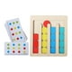 thumbnail image 4 of Juguetes de madera Montessori para preescolar, educativos, de viaje, para desarrollar habilidades motoras finas. 4 colores, 4 of 9