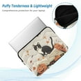thumbnail image 2 of FORMRS 13-13.3 inch Laptop Sleeve Case Soft Carrying Quilted Computer Bag Cover, Gray Cartoon Halloween Cat, 2 of 7