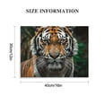 thumbnail image 3 of Acheng Tiger Canvas Wall Art Motivational Inspirational Quotes Animal Picture Canvas Print Artwork for Bedroom Living Room Office Wall Decoration Wooden Framed Ready to Hang 16x12in, 3 of 6