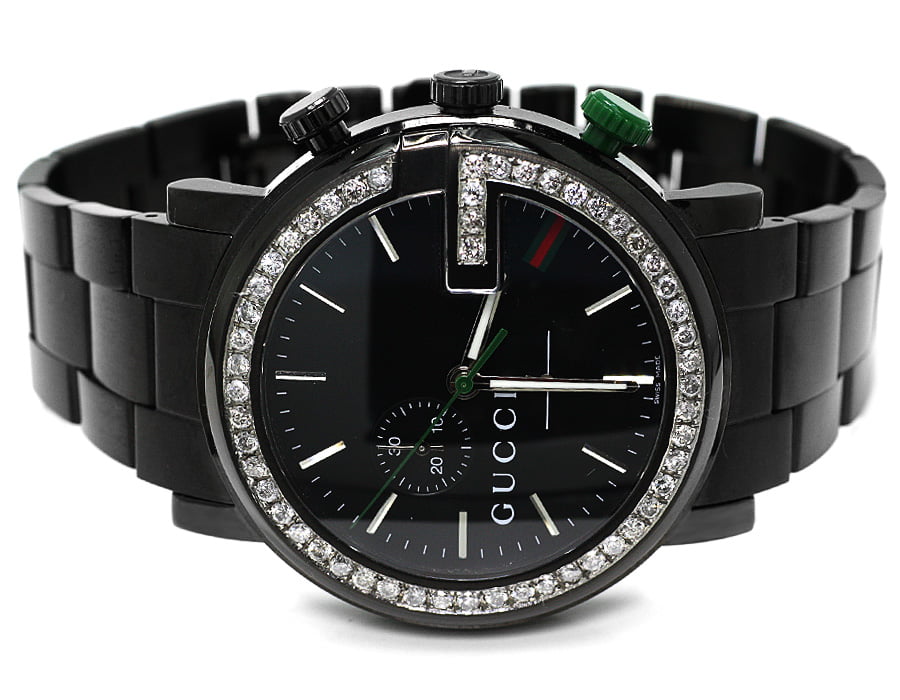 Gucci PVD YA101331 Diamond Watch 3.5 Ct - Walmart.com