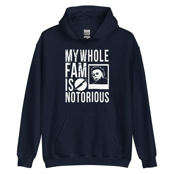 Notorious Michael Hoodie (Navy/White)