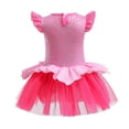 thumbnail image 3 of QEFJNO 3M-18M Baby Girls Princess Bodysuit Dress Infant Halloween Christmas Birthday Romper Tulle Dresses with Headband, 3 of 11