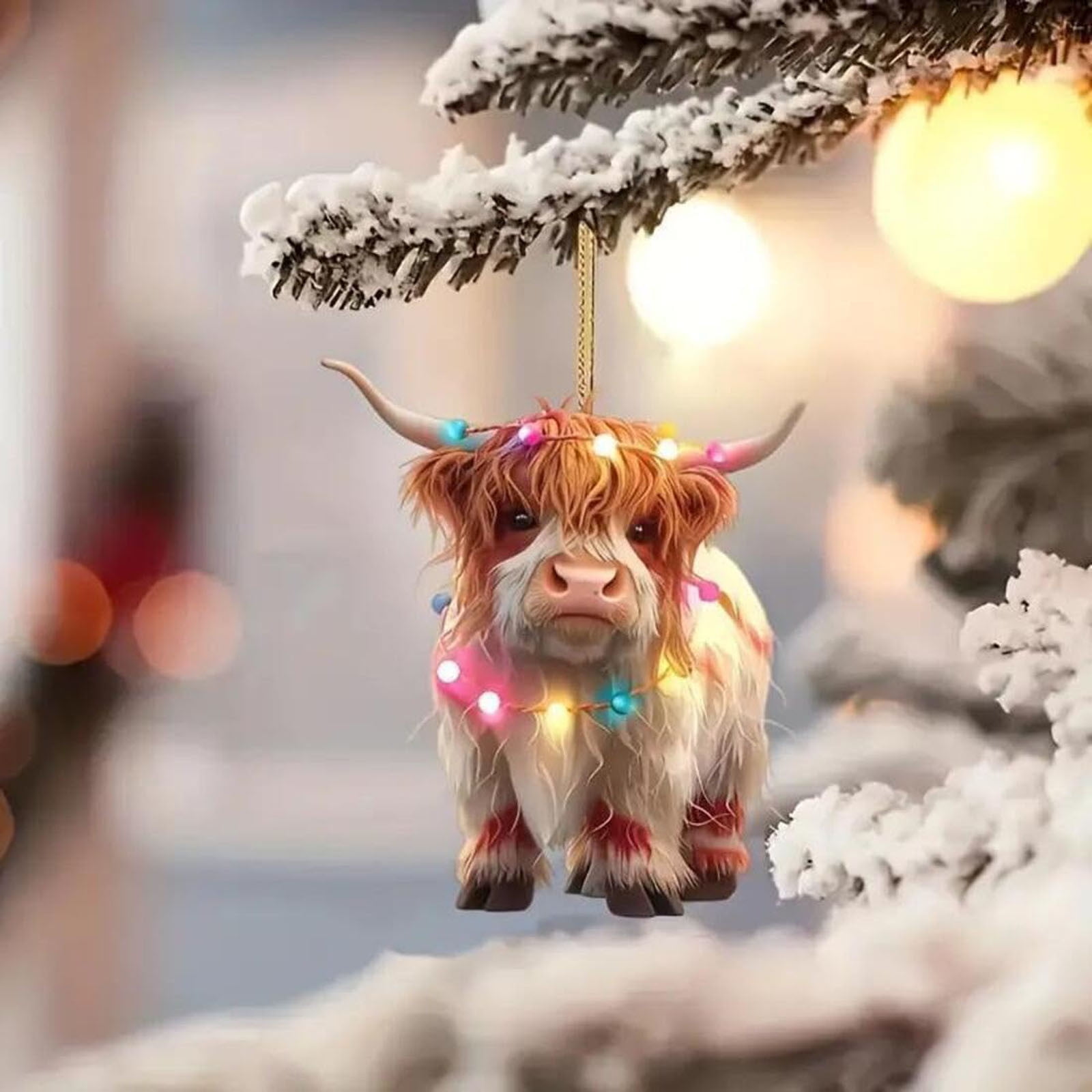 Kit De Bricolage En Forme De Vache Highland à Faire Soi-même