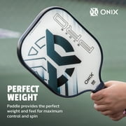 ONIX Evoke Pro Pickleball Paddle Features Composite Face and Precision Cut Polypropylene Core