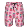 thumbnail image 3 of Fotbe Haear Strawberry Trajes de Baño Estampados para Hombre, Shorts de Verano de Secado Rápido, Ropa de Playa, Bañadores-Large, 3 of 6