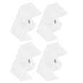 thumbnail image 3 of HONMEET Shower Door Replacement Parts White 4Pcs 1.9In X 0.9In X 0.8In, 3 of 8