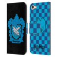 thumbnail image 1 of Head Case Designs Officially Licensed Harry Potter Deathly Hallows I Ravenclaw Crest Leather Book Wallet Case Cover Compatible with Apple Touch 6th Gen / Touch 7th Gen, 1 of 6