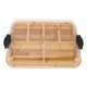 thumbnail image 5 of Tablero de Charcutería Conpa, Tablero de queso Accentado en Compariaciones de Tapa de Bloqueo Transparente Portátil para Cocina, 5 of 7