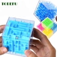 thumbnail image 2 of TOBEFU cubo mágico de laberinto 3D, rompecabezas transparente de seis lados, Cubo de velocidad, juego de Bola rodante, juguetes educativos para niños Fivean unisex, 2 of 2