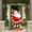 Multicolor, variant on Zawou 35×79 Inch Christmas Door Cover Santa Claus Pattern, Elastic Polyester Front Door Banner for Winter Holiday Party