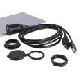 thumbnail image 1 of Cable de montaje empotrado de panel de extensión compatible con USB 2.0 y HDMI para coche, motocicleta, barco, 1 of 6