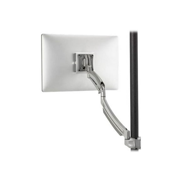 Chief Kontour Dynamic Pole Single Monitor Mount - For Displays 10-30" - Silver - Mounting kit (articulating arm, pole clamp) - for LCD display - aluminum - silver - screen size: 10"-30"