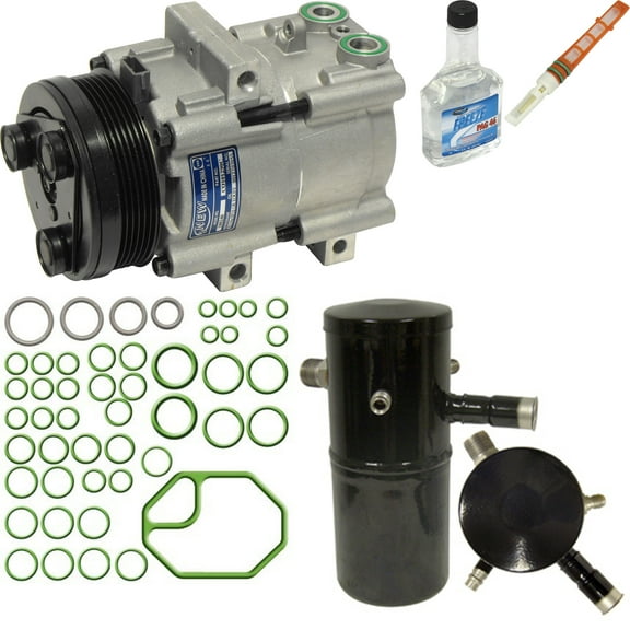 A/C Compressor and Component Kit -- Compressor Replacement Kit Fits select: 1998-2002 MERCURY GRAND MARQUIS, 1998-2002 FORD CROWN VICTORIA