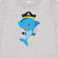 thumbnail image 4 of Inktastic Pirate Shark, Shark Wearing Pirate Hat, Blue Shark Boys or Girls Baby T-Shirt, 4 of 5