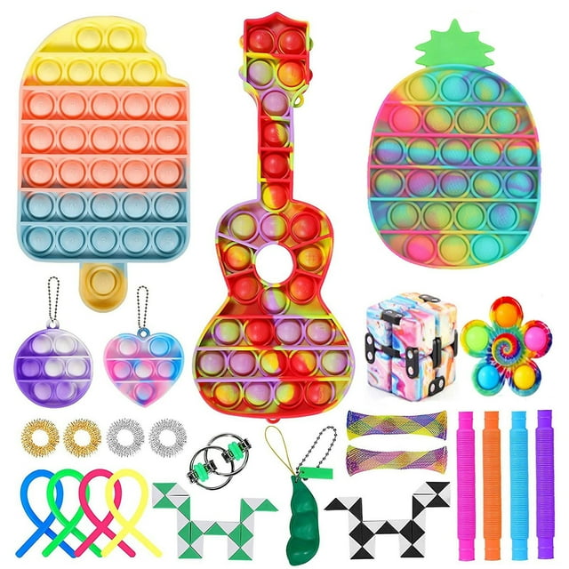 Juguete sensorial Push Bubble Fidget para aliviar el estrés del autismo