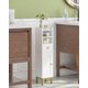 thumbnail image 3 of Gabinete de almacenamiento para baño, gabinete de piso de esquina con cajones y puertas, gabinete estrecho para papel higiénico, organizador de baño con estante ajustable, para espacios pequeños,, 3 of 8