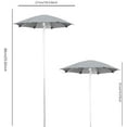 thumbnail image 2 of Zzbeans Umbrella, Adjustable Sun Shade for Plants, Garden Umbrella with Stainless Steel Frame and Coated Fabric, Outdoor Patio Sun Protection for Potted Flowers Vegetable Beds, 2 of 4