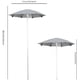 thumbnail image 1 of Paraguas Planta Patio Al Aire Libre Paraguas Jardín Paraguas Instalación Práctica Parasol de Planta Multifuncional Parasol de Patio Interior Al Aire Libre, 1 of 4