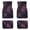 Style 1, variant on Universal 4-Piece Car Floor Mats, Non-Slip, Cute Blue & Yellow Fruit Pattern Print, All-Weather Floor Liners for Most Vehicles