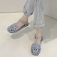 thumbnail image 1 of Sandalias romanas planas de nuevo estilo, sandalias tejidas informales con punta de hebilla para mujer Wmkox8yii  shjk3473, 1 of 4