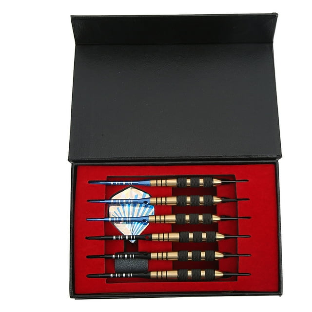 Darts Set, Stainless Steel Professional Dart Set 6Pcs With Spring O Ring For Throwing Game