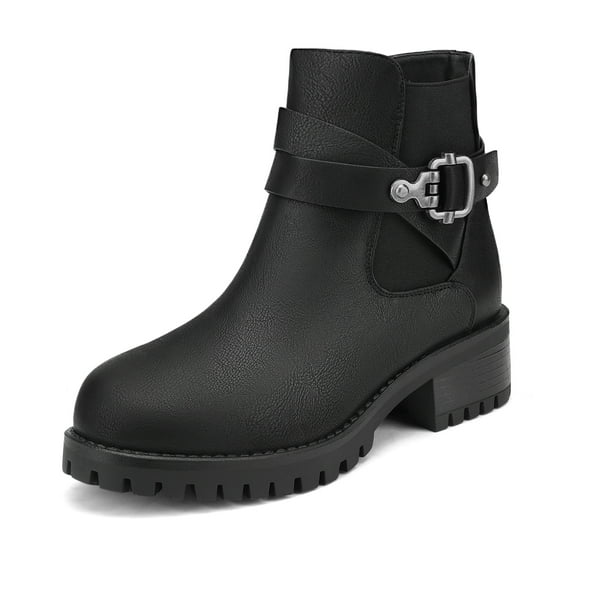 low heel casual boots